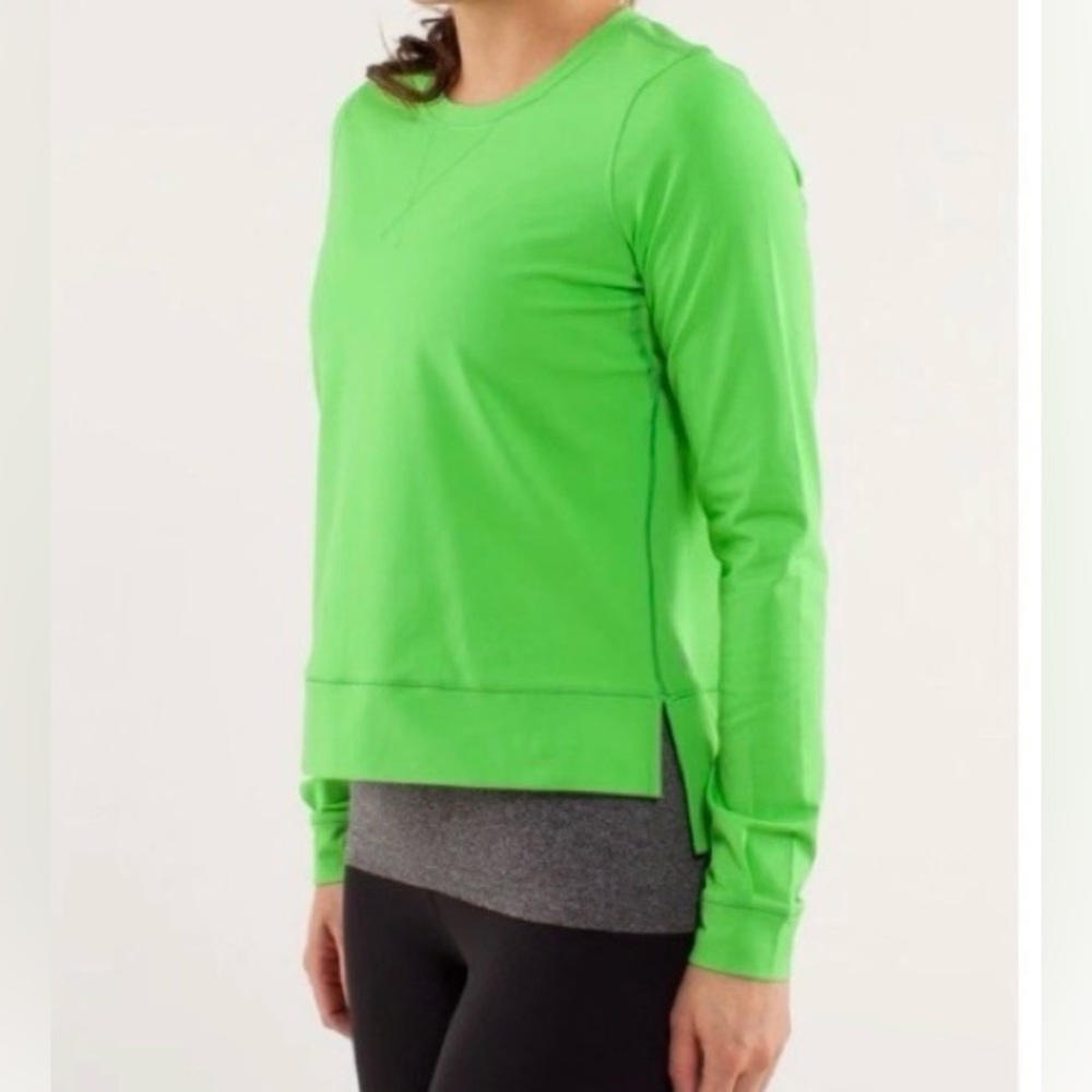 Lululemon Neon Green Women's pullover Size 10